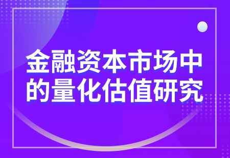 金融資本市場中的量化估值研究